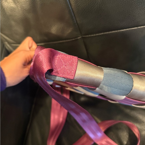 Harveys holiday purple and blue ice skating  Crossbody Bag - Picture 10 of 11